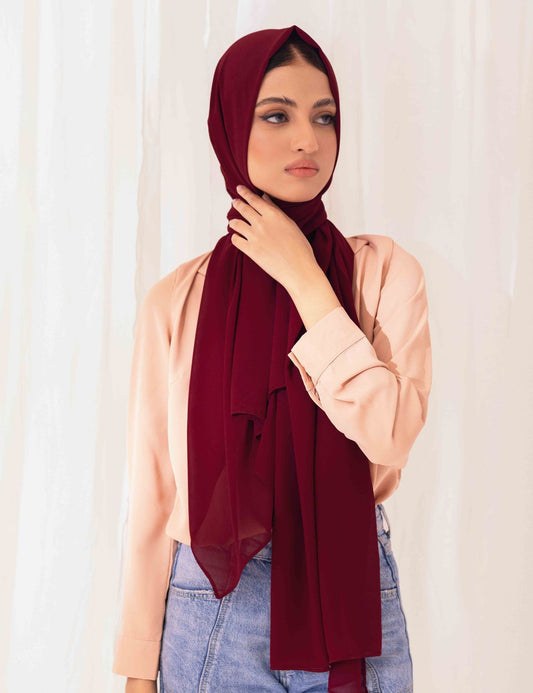 Premium chiffon scarf pack off 3 chose your own colour