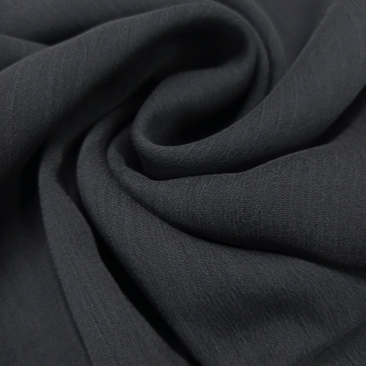 Crinkle Chiffon - Black