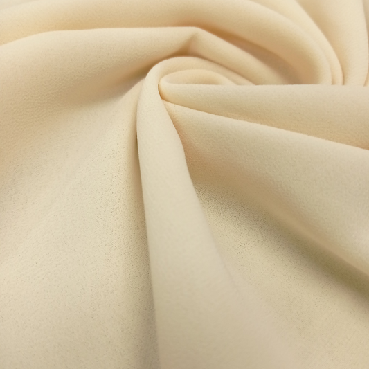 Crinkle Chiffon - Cream