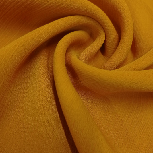 Crinkle Chiffon - Mustard