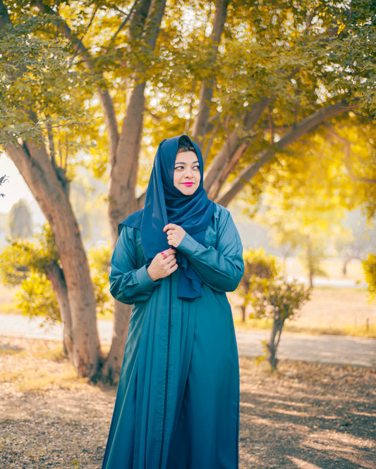 Front Zipper Abaya for Girls and Womens