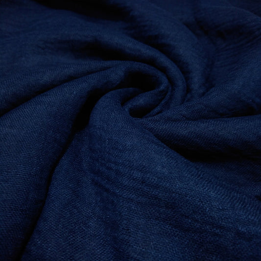 Smooth Crinkle Crimps - NAVY BLUE