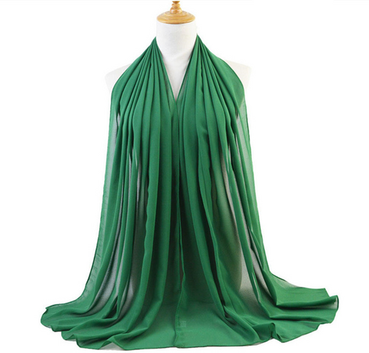 Georgette Hijab – EMERALD GREEN