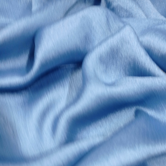 Crinkle Silk Luxe Hijabs – Ice Blue