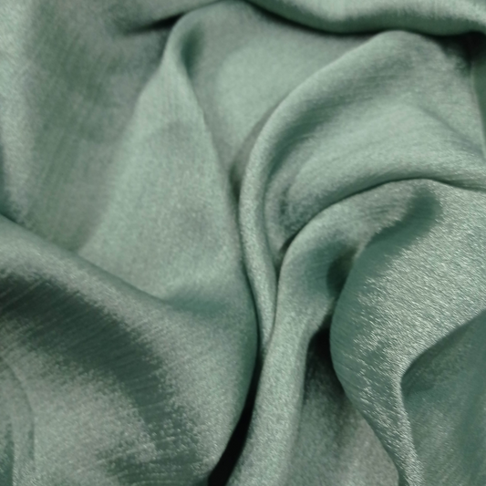 Crinkle Silk Luxe Hijabs – Mint Green