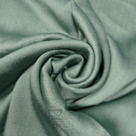 Crinkle Silk Luxe Hijabs – Mint Green