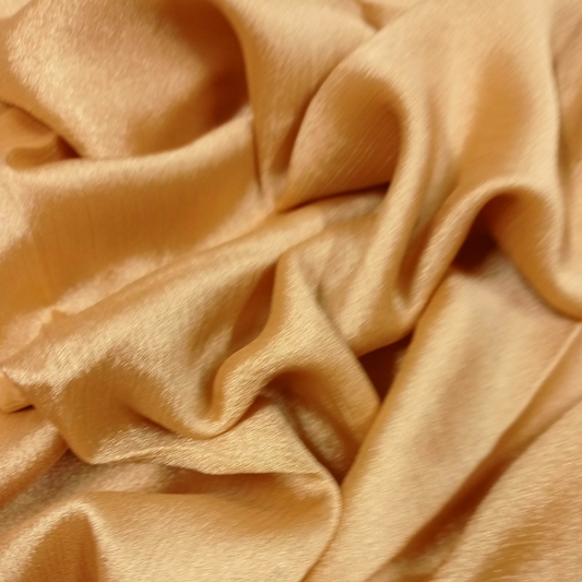 Crinkle Silk Luxe Hijabs – Plain Gold